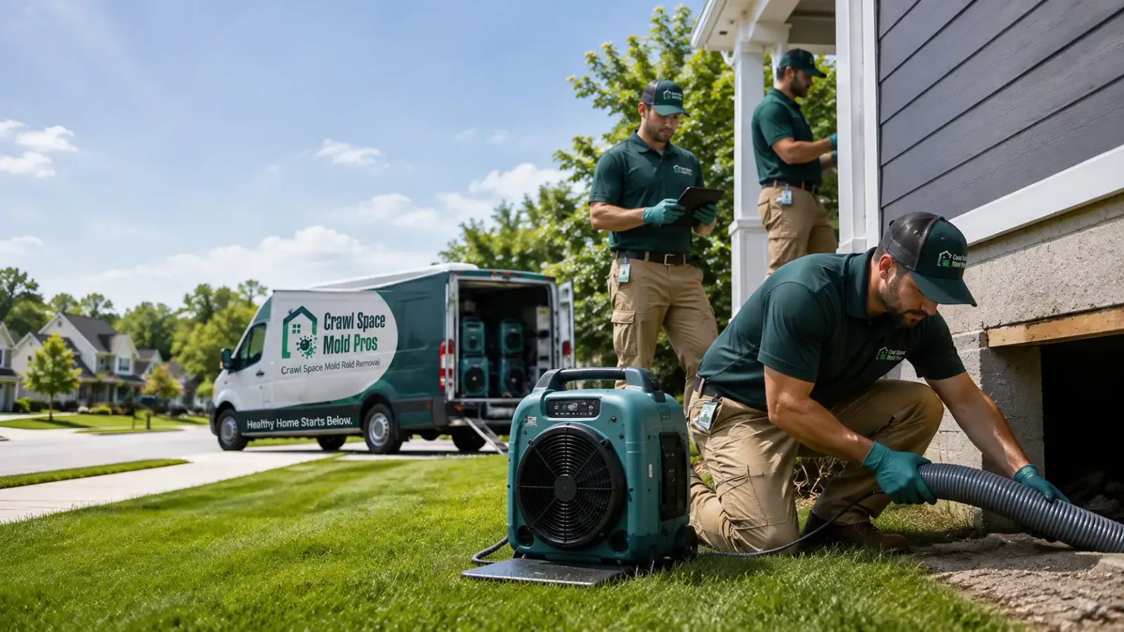 Crawl Space Mold Removal in Blue Jay, CA